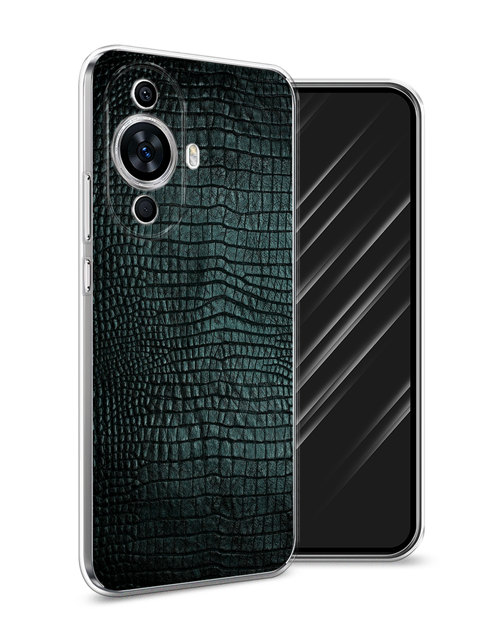 

Чехол Awog на Huawei Nova 11/Nova 12S "Черная змея", Черный;серый;голубой, 6124250-1