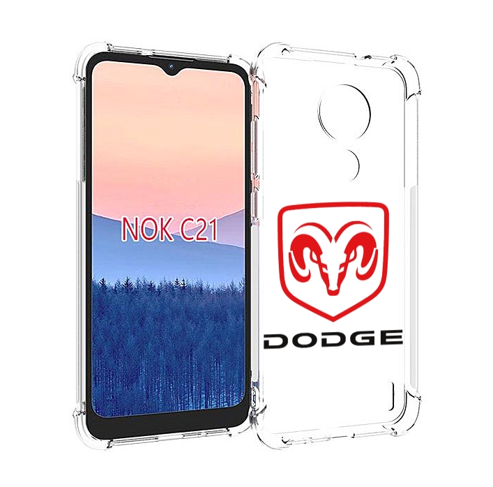 

Чехол MyPads dodge-2 мужской для Nokia C21, Прозрачный, Tocco