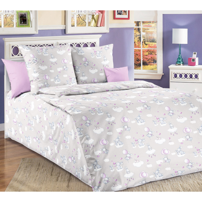 

Покрывало 140х210 см перкаль Милашки 3 беж