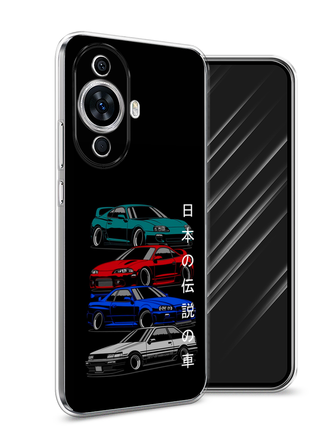 

Чехол Awog на Huawei Nova 11/Nova 12S "JDM Legend cars", Зеленый;красный;синий, 6124250-1