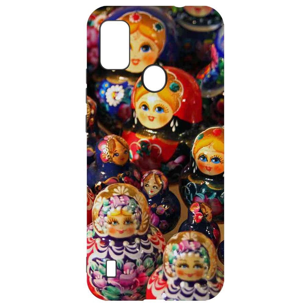

Чехол-накладка Krutoff Soft Case Матрешка для ZTE Blade A51