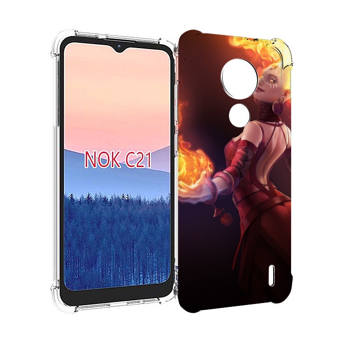 

Чехол MyPads dota 2 Lina для Nokia C21, Прозрачный, Tocco