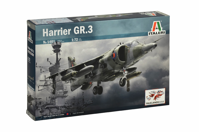 

Сборная модель Italeri 1/72 Самолёт HARRIER GR.3 Фолкленды 1401