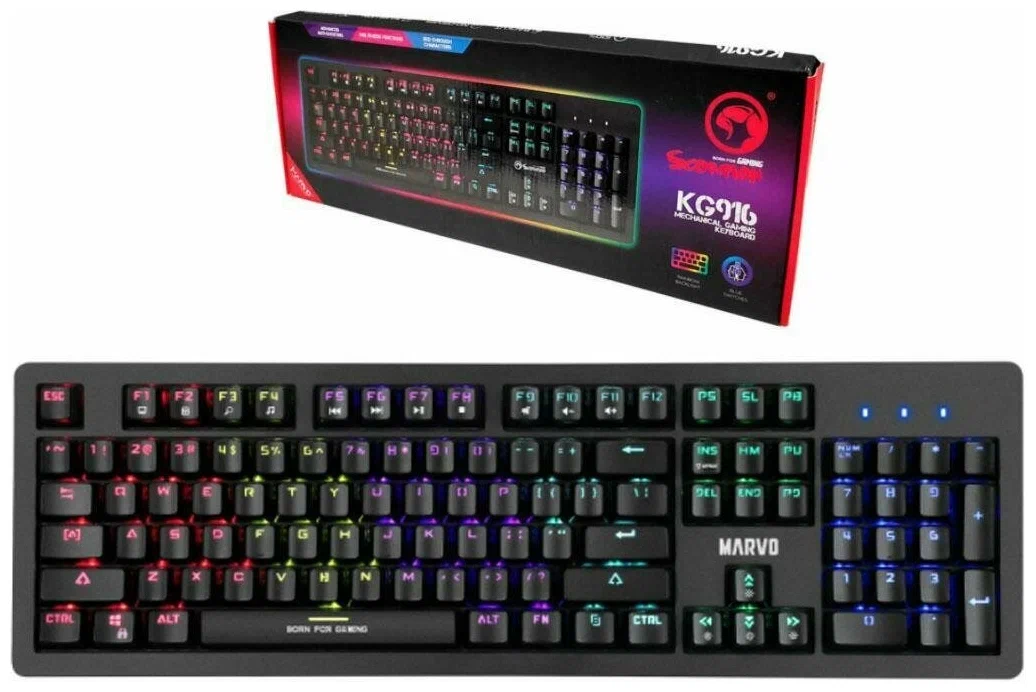 

Игровая клавиатура MARVO KG916 Black, KG916