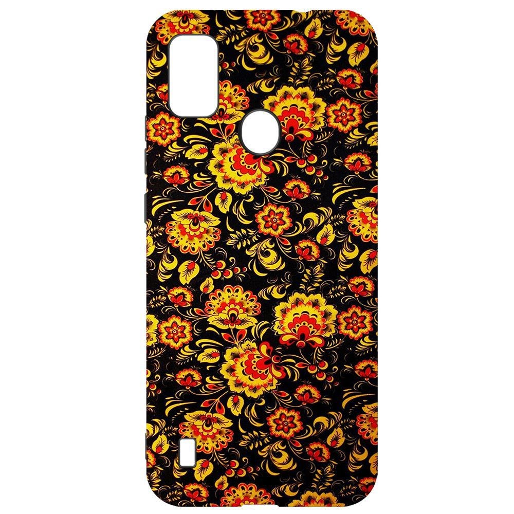 

Чехол-накладка Krutoff Soft Case Хохлома для ZTE Blade A51