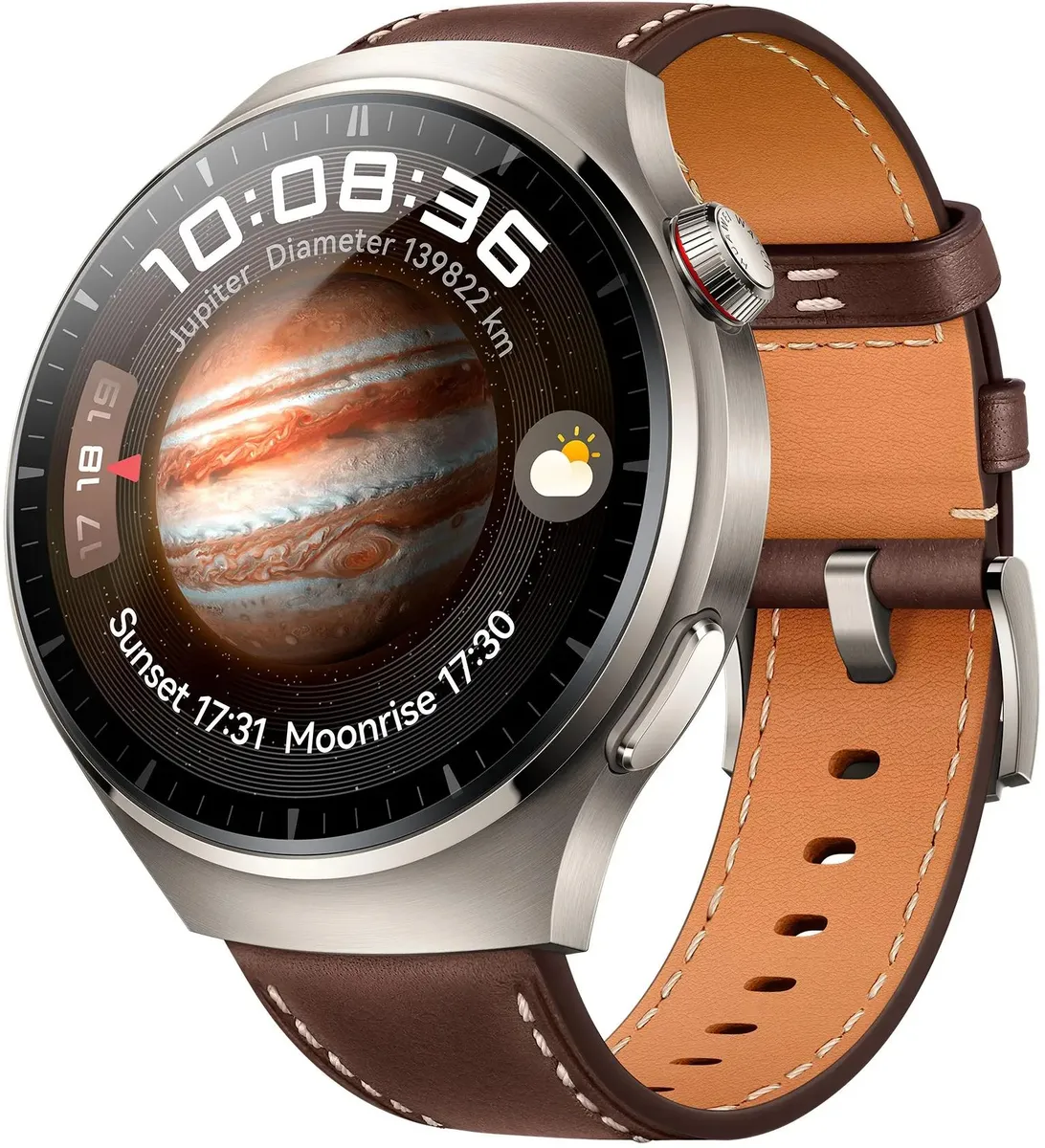 

Смарт-часы Huawei Watch 4 Pro Medes-L19L, 1.5, серебристый / темно-коричневый 55020apb, Watch 4 Pro Medes-L19L