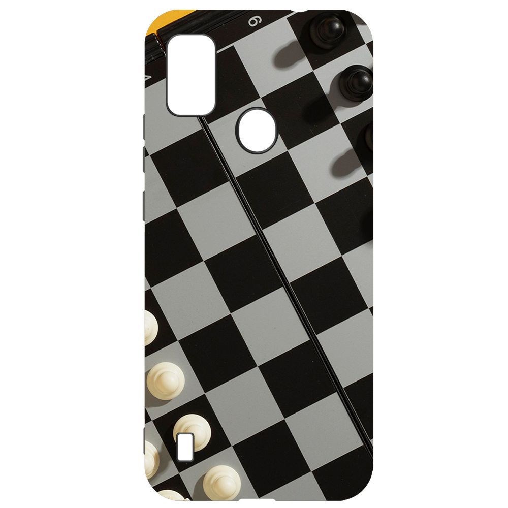 

Чехол-накладка Krutoff Soft Case Шахматы для ZTE Blade A51