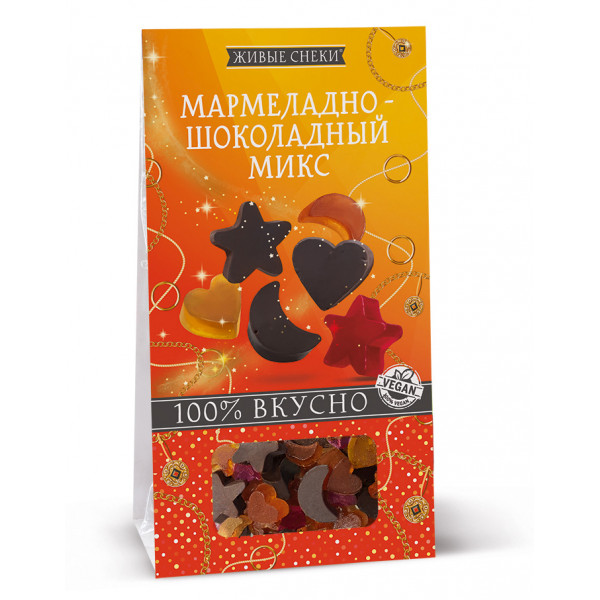 

Мармеладно-Шоколадный МИКС, 80г, ЖИВЫЕ СНЕКИ