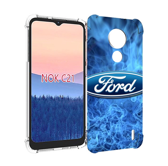 

Чехол MyPads ford-22 м для Nokia C21, Прозрачный, Tocco