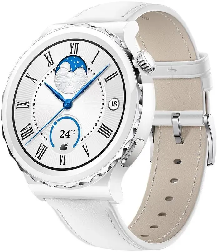 

Смарт-часы Huawei Watch GT 3 Pro Frigga-B19V, 43мм, 1.32, белый/серебристый / белый 550, Watch GT 3 Pro Frigga-B19V