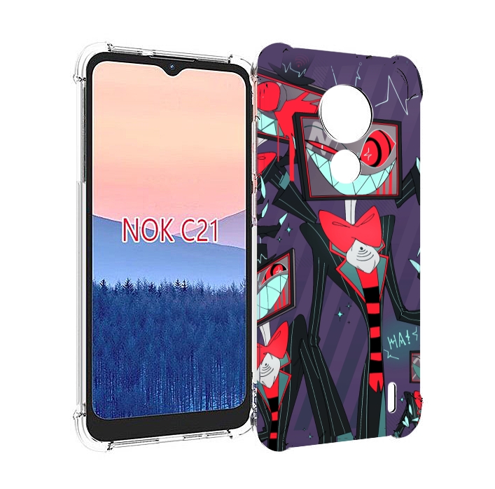 

Чехол MyPads hazbin hotel для Nokia C21, Прозрачный, Tocco