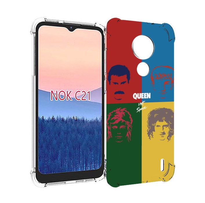 

Чехол MyPads hot space queen альбом для Nokia C21, Прозрачный, Tocco