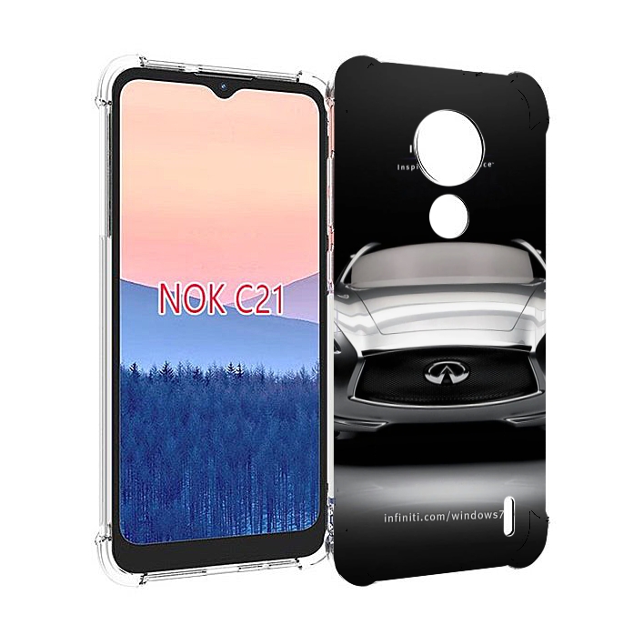 

Чехол MyPads infiniti-1 для Nokia C21, Прозрачный, Tocco