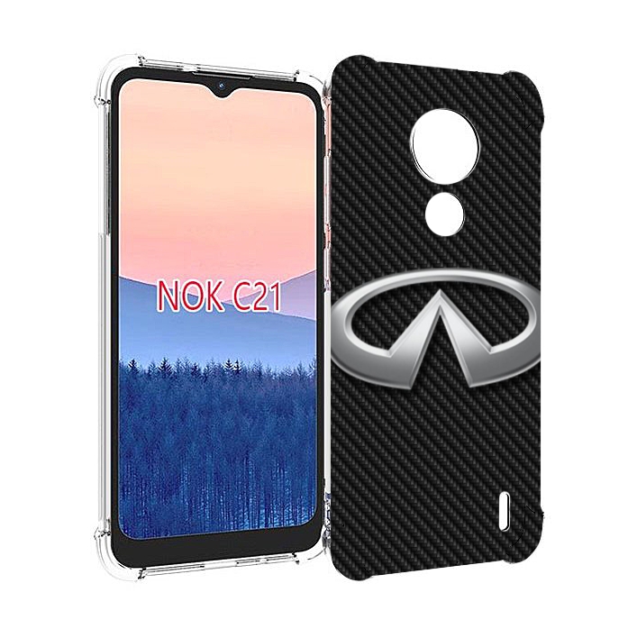 

Чехол MyPads infiniti-2 мужской для Nokia C21, Прозрачный, Tocco