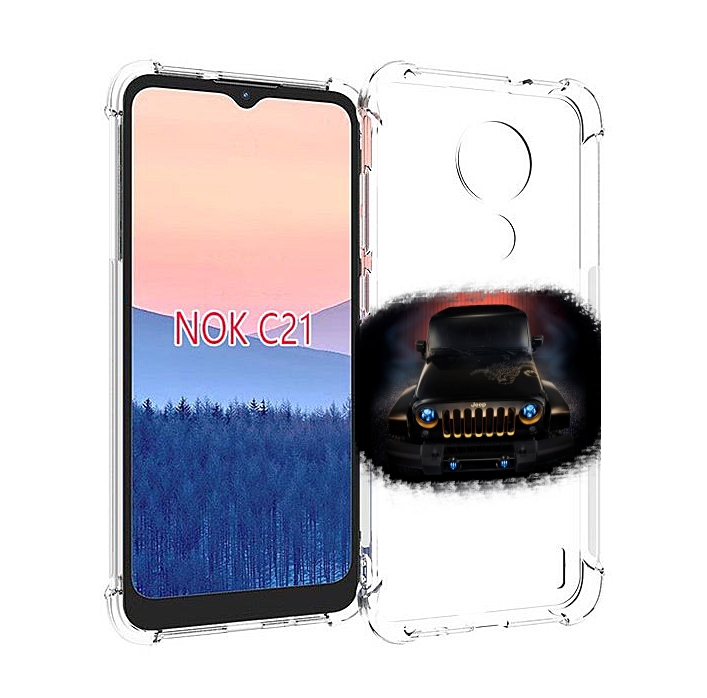 

Чехол MyPads jeep 2 для Nokia C21, Прозрачный, Tocco