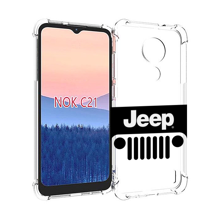 

Чехол MyPads jeep-3 мужской для Nokia C21, Прозрачный, Tocco