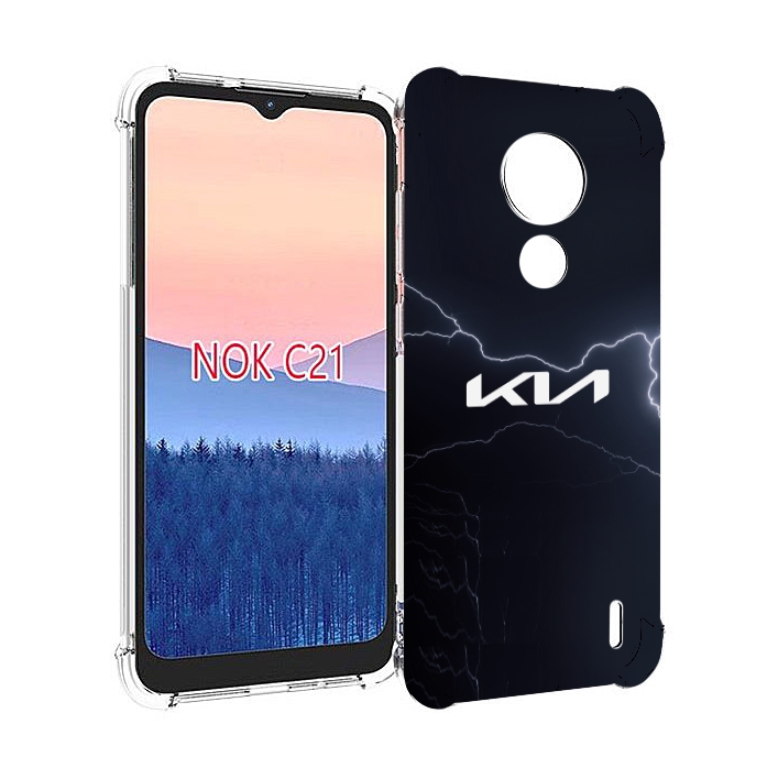 

Чехол MyPads kia 2 для Nokia C21, Прозрачный, Tocco