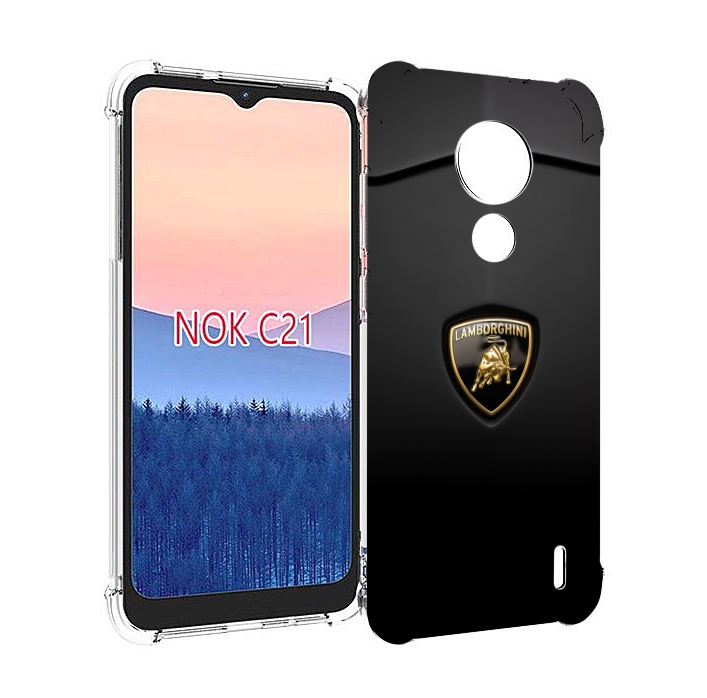 

Чехол MyPads lamborghini ламба 3 для Nokia C21, Прозрачный, Tocco