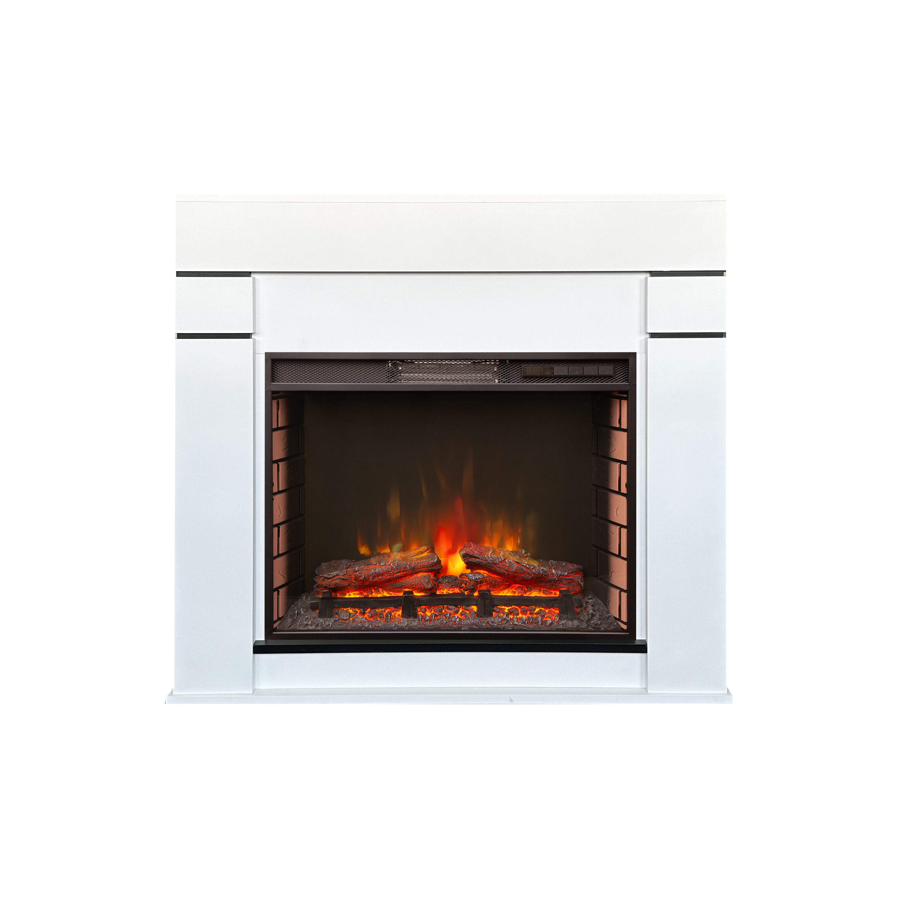 

Электрокамин RealFlame Alta WT c Sparta 25.5, звуковая имитация