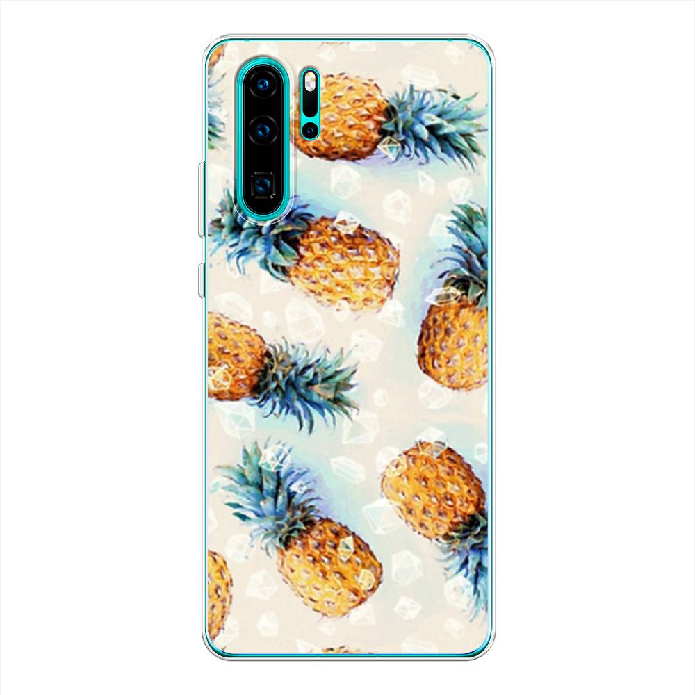 

Чехол Awog на Huawei P30 Pro "Ананасы", Разноцветный, 67650-3
