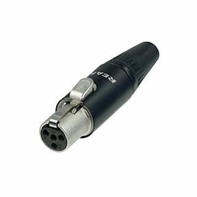 

Разъем mini XLR (Mама) REAN Connectors RT4FC-B