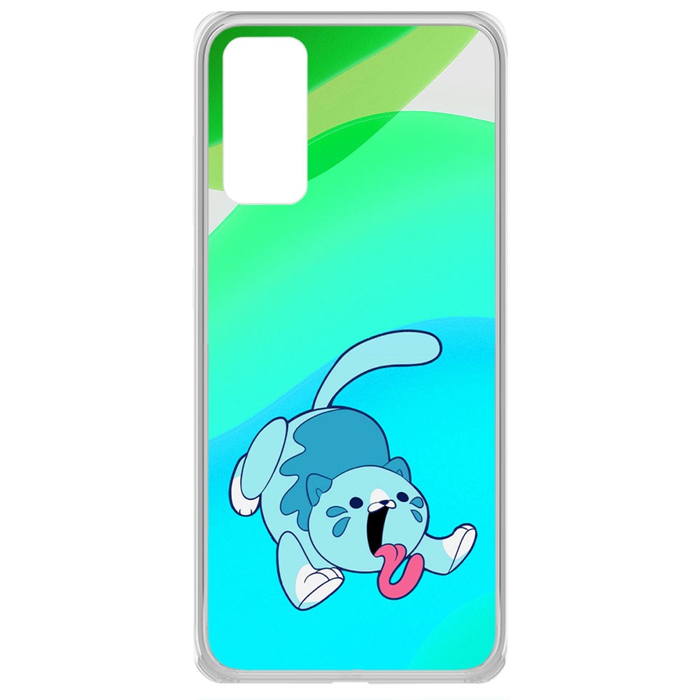 

Чехол-накладка Krutoff Clear Case Хаги Ваги - Конфетная Кошка для Samsung Galaxy S20