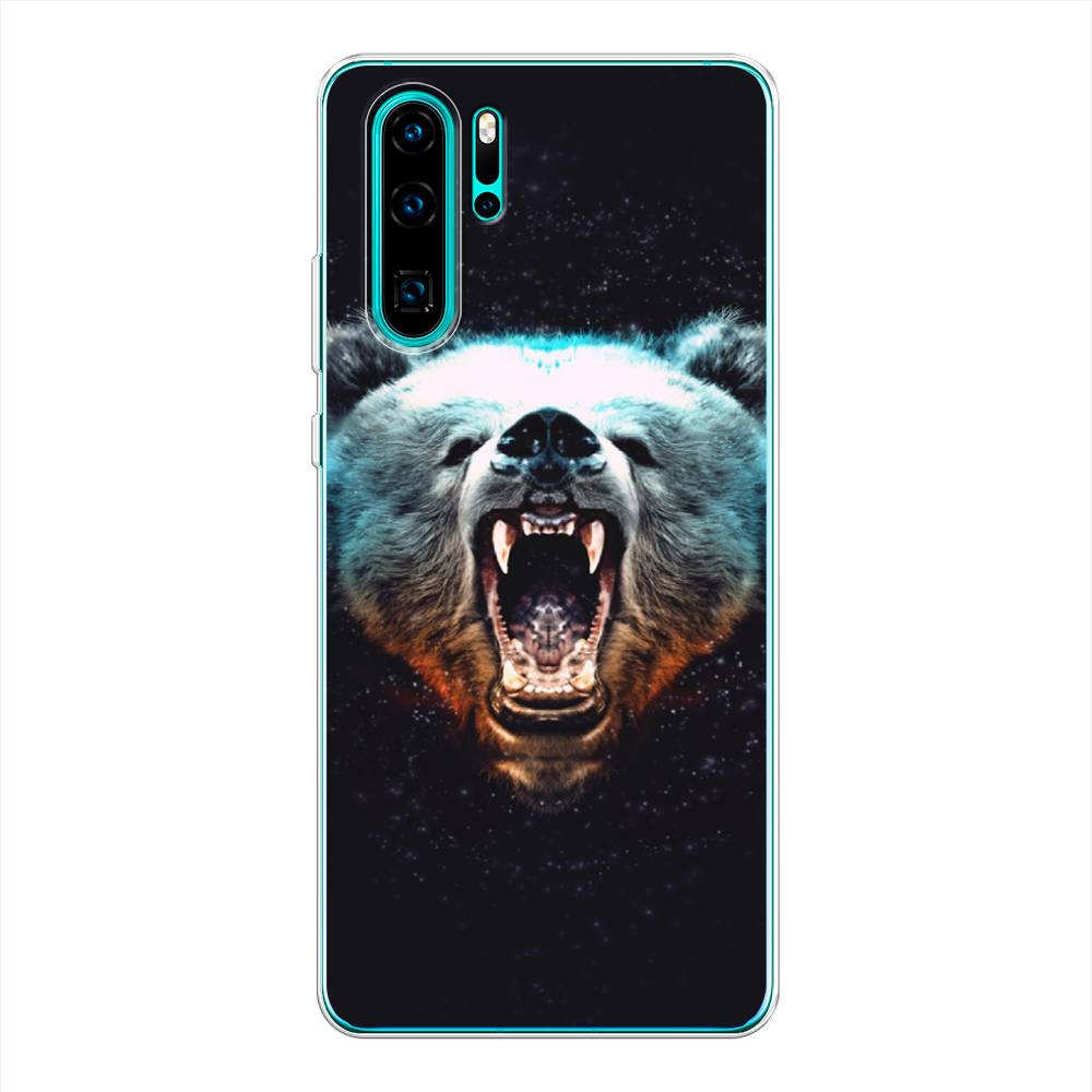 

Чехол Awog на Huawei P30 Pro "Медведь", Разноцветный, 67650-2