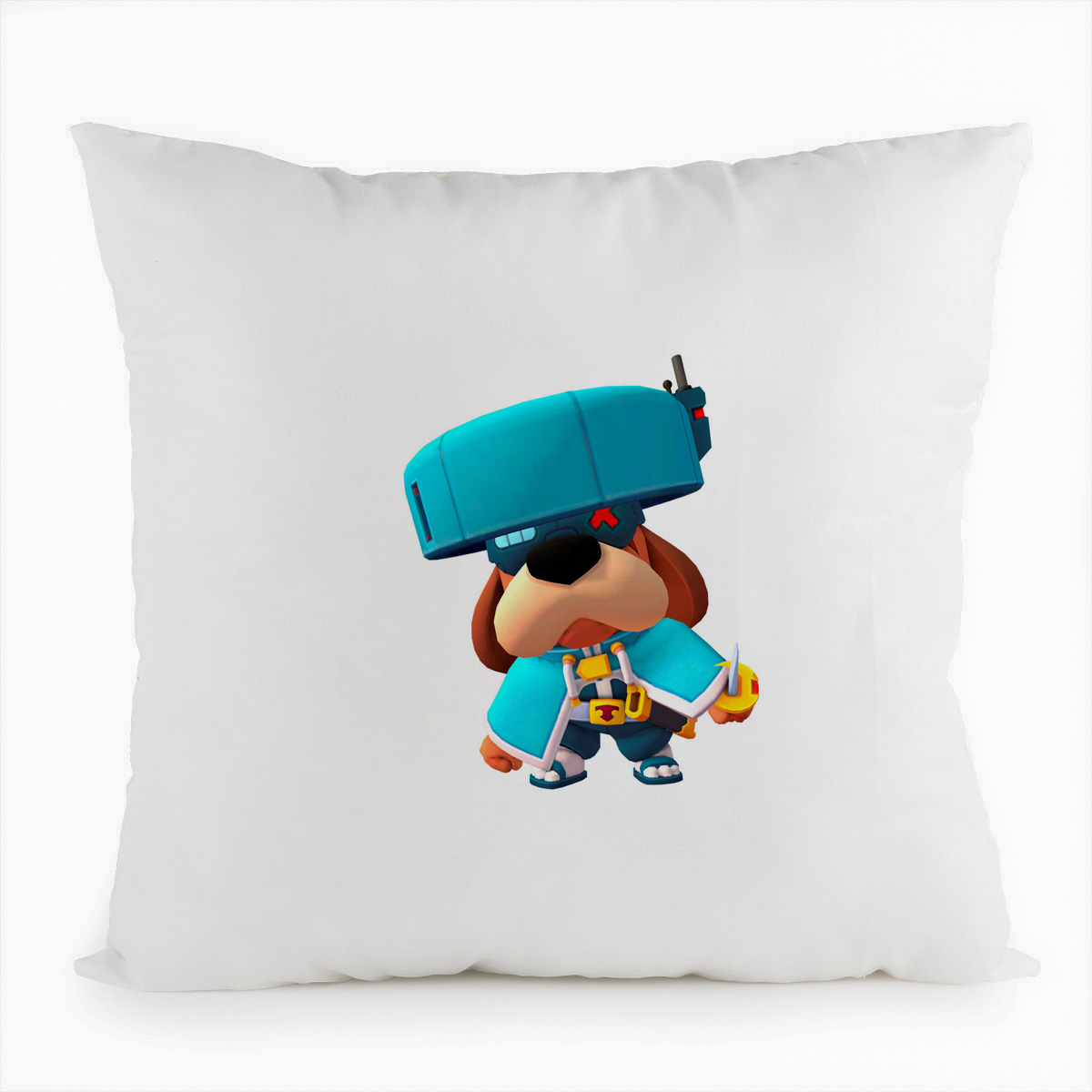 

Подушка белая CoolPodarok Игры Brawl Stars Генерал Гавс
