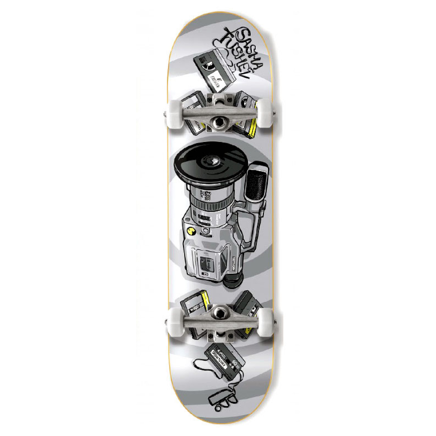 фото Скейтборд footwork vx1000 80х20 см, алюминиевый серый
