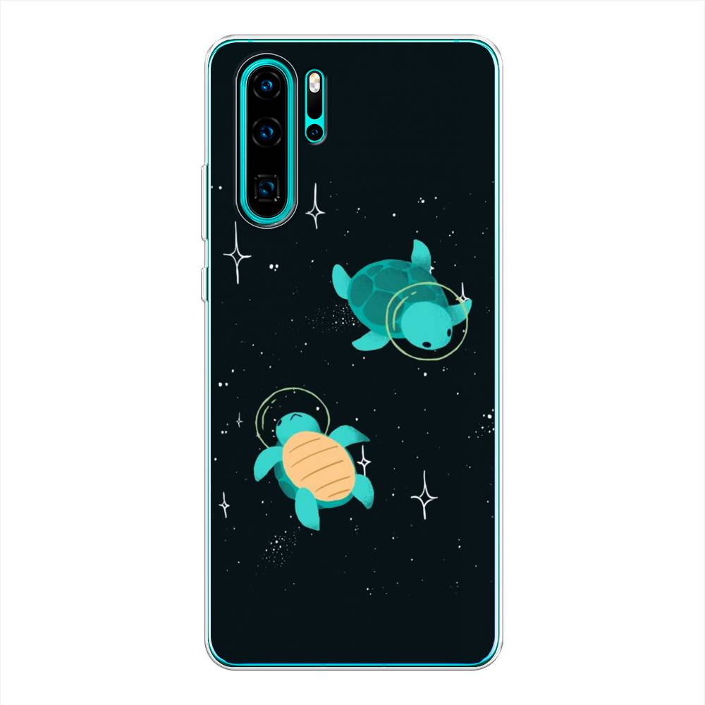 

Чехол Awog на Huawei P30 Pro "Черепашки космонавты", Разноцветный, 67650-4