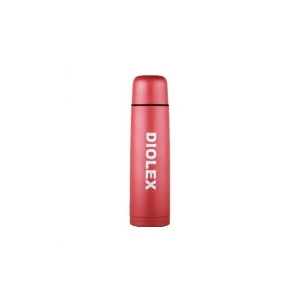 

Термос Diolex DX-1000-2, с узким горлом, 1000 мл, цветной красный, синий, какао, нержавеющ