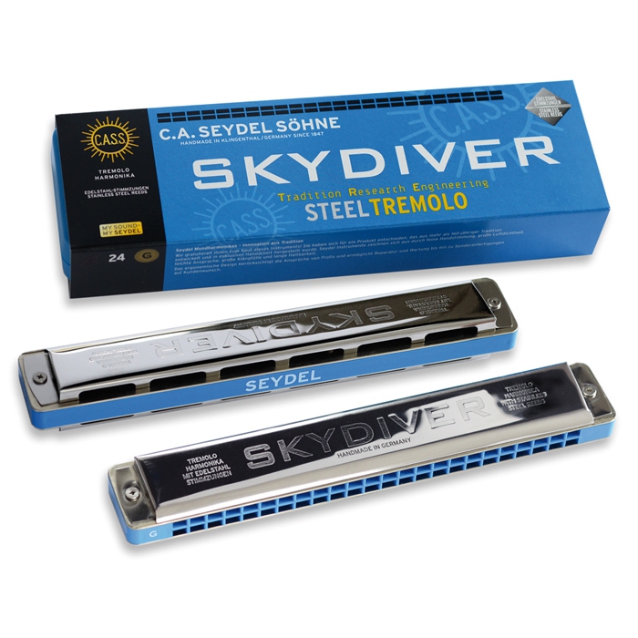 

Губная гармошка тремоло, Seydel Sohne Skydiver D 25480D