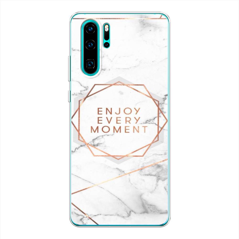 

Чехол Awog на Huawei P30 Pro "Enjoy every moment мрамор", Разноцветный, 67650-7