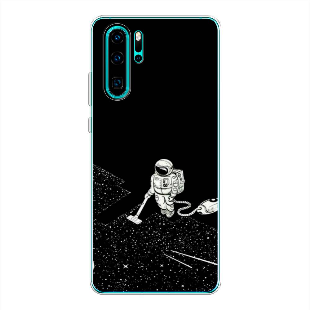 фото Чехол awog "космонавт с пылесосом" для huawei p30 pro