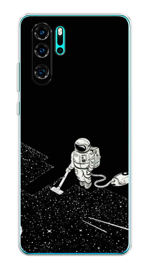 

Чехол Awog на Huawei P30 Pro "Космонавт с пылесосом", Разноцветный, 67650-4
