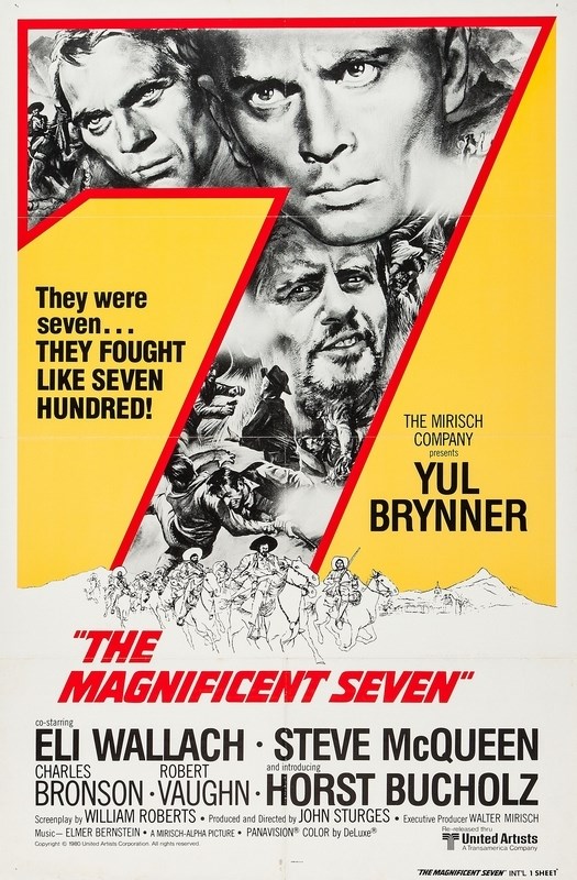 

Постер к фильму "Великолепная семерка" (The Magnificent Seven) 50x70 см