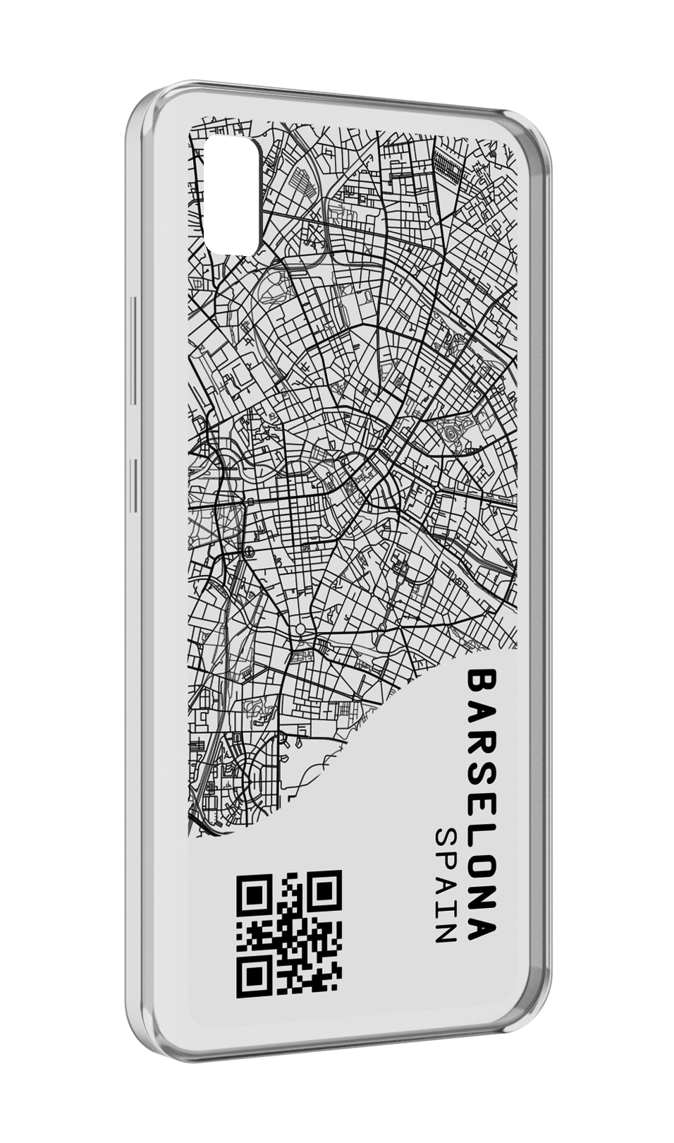 

Чехол MyPads схема-барселона для ZTE BLADE L210, Прозрачный, Tocco