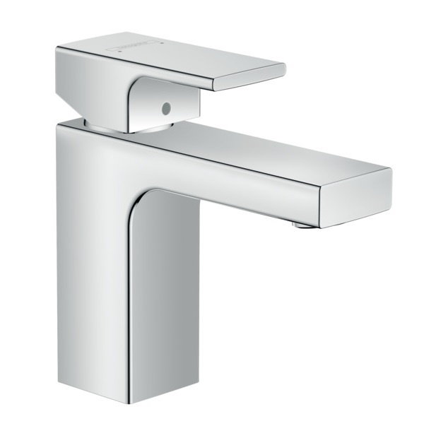 фото Смеситель для раковины 100, без сливного набора hansgrohe vernis shape 71569000, хром