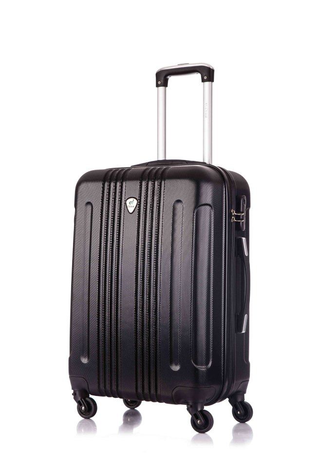 

Чемодан унисекс L'Case Bangkok черный, р. M, Bangkok с расширением