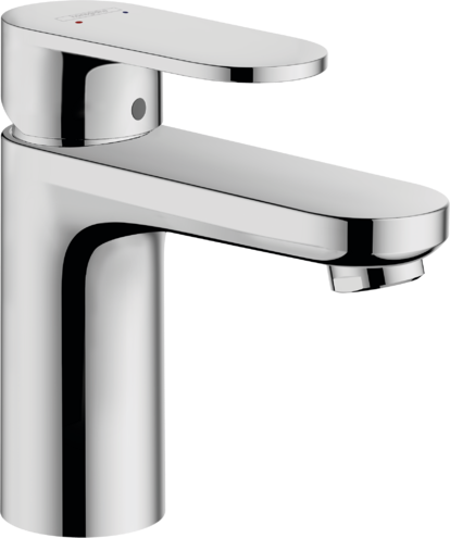 фото Смеситель для раковины 100, без сливного набора hansgrohe vernis blend 71580000, хром