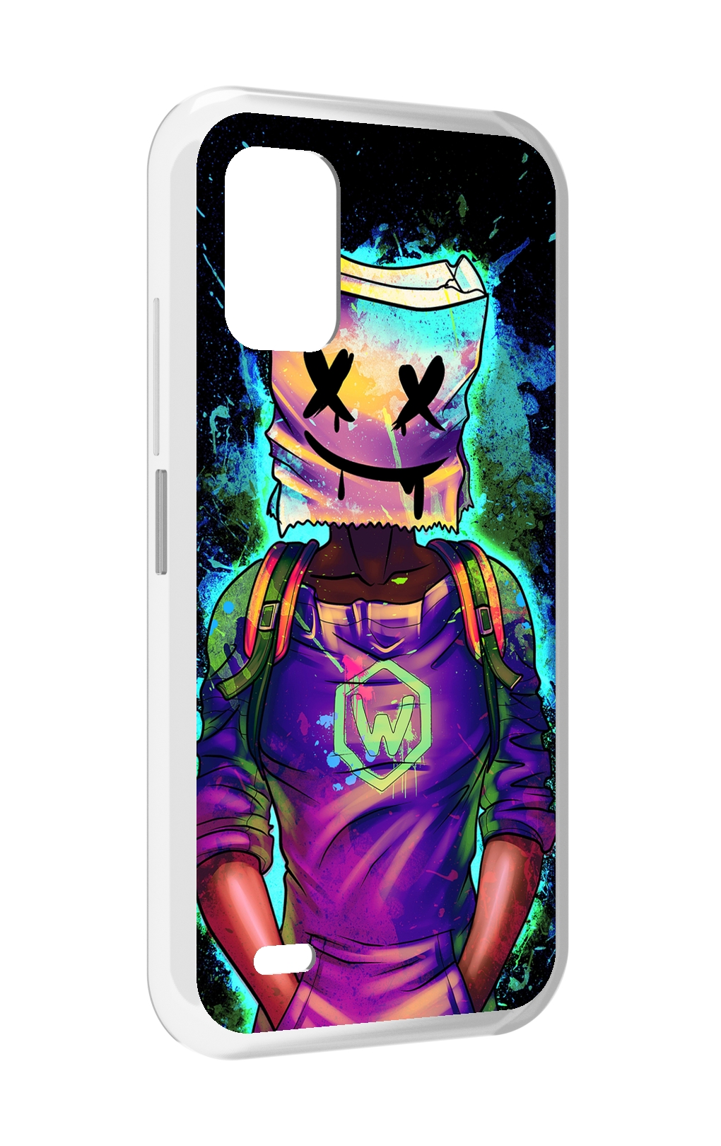 

Чехол MyPads маршмеллоу-глитч для UMIDIGI Bison GT2 / GT2 Pro, Прозрачный, Tocco
