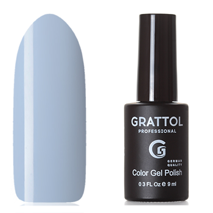 фото Гель-лак №118 color gel polish pale cornflower 9 мл, grattol