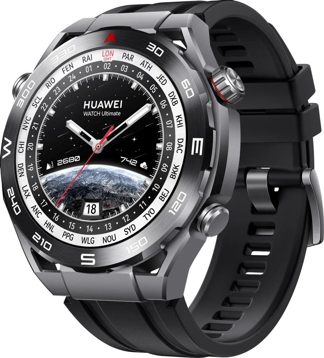

Смарт-часы Huawei Watch Ultimate CLB-B19, 1.5, черный / черный 55020agp, Watch Ultimate CLB-B19