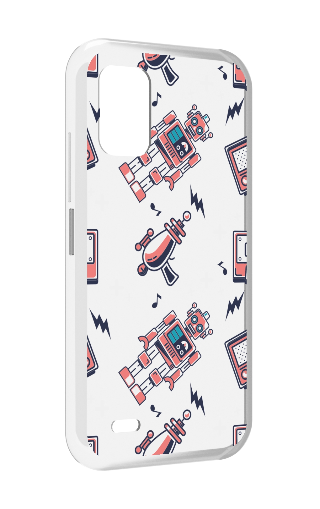 

Чехол MyPads мини-роботы для UMIDIGI Bison GT2 / GT2 Pro, Прозрачный, Tocco