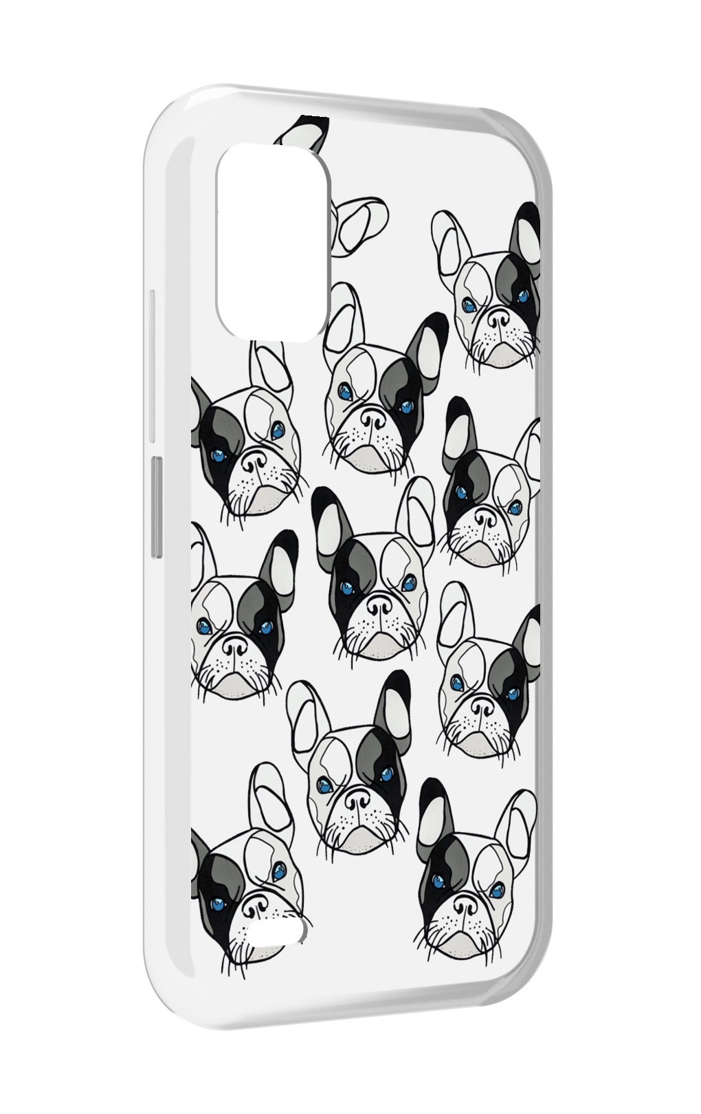 

Чехол MyPads мини-собачки-черно-белый для UMIDIGI Bison GT2 / GT2 Pro, Прозрачный, Tocco