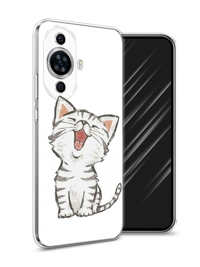 

Чехол Awog на Huawei Nova 11/Nova 12S "Котенок рисованный", Серый;белый, 6124250-1