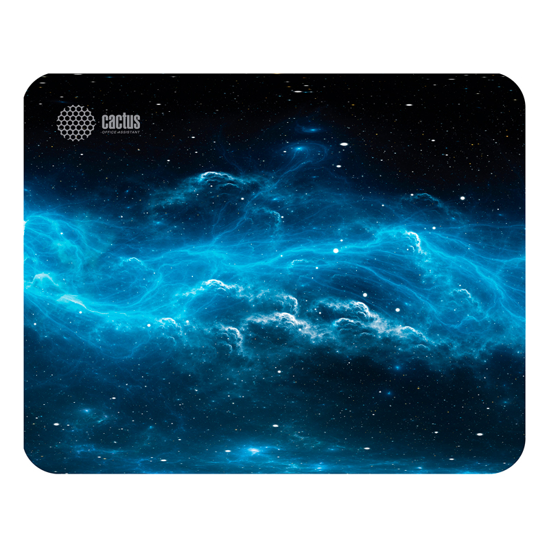 

Игровой коврик для мыши CACTUS Space Clouds, Черный