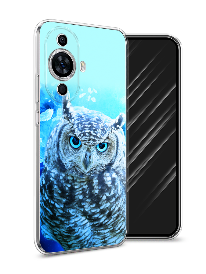 

Чехол Awog на Huawei Nova 11/Nova 12S "Сова арт 7", Синий;голубой, 6124250-1