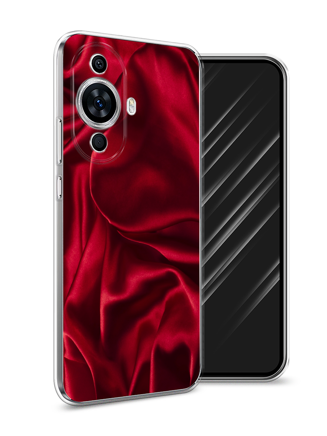 

Чехол Awog на Huawei Nova 11/Nova 12S "Текстура красный шелк", 6124250-1