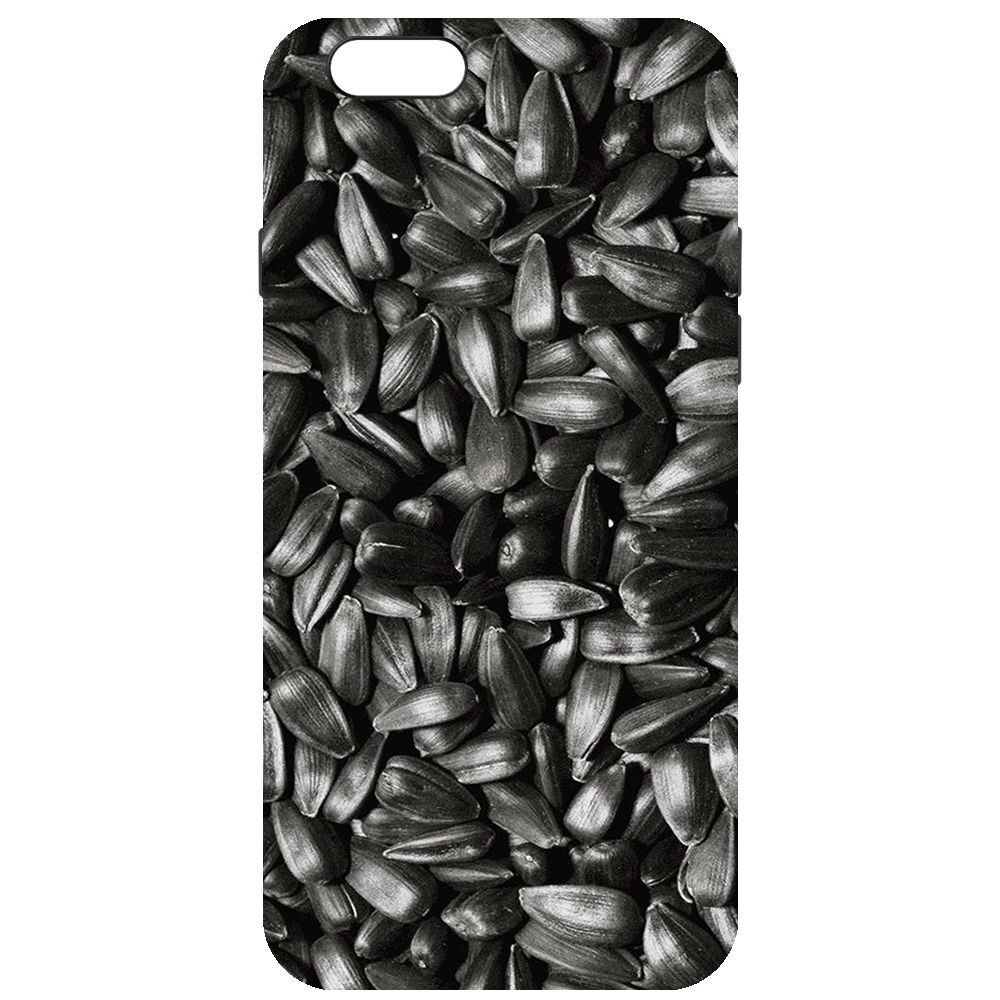 

Чехол-накладка Krutoff Soft Case Семечки для iPhone 6/6s, Черный